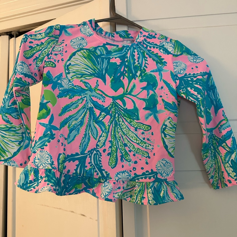 Girls Lilly Pulitzer rash guard